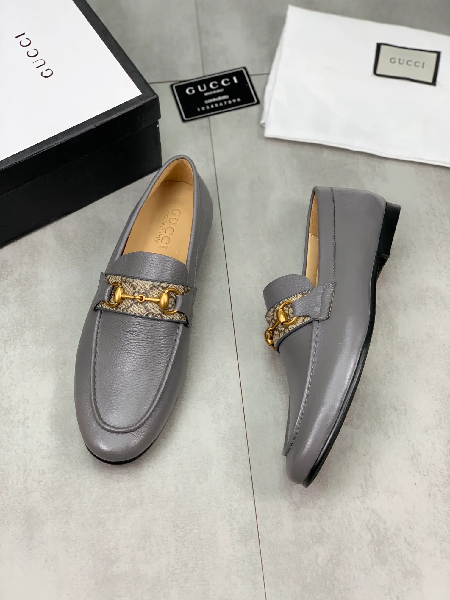 Men's men's shoes💰P520💰[New model]🆘Water-dyed cow lining [GUCCI] Gucci leather shoes, top men's purchasing agent, 2022 counter simultaneous sale, top-grade original calfskin imported from Italy ➕ first-layer cowhide lining) original sole provided by the original factory, fine workmanship, impeccable👍 You can enter and exit the counter at will; the real thing is super beautiful Sizes 38 to 44; 3⃣️colors🉑️ to choose from